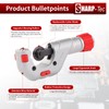 Sharp-tec 5-50mm Pipe Cutter, Adjustable Tube Cutter with Aluminum Alloy