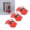 3Pcs/Set Large Clamp On Circuit Breaker Lockout Device Temperature Resistance