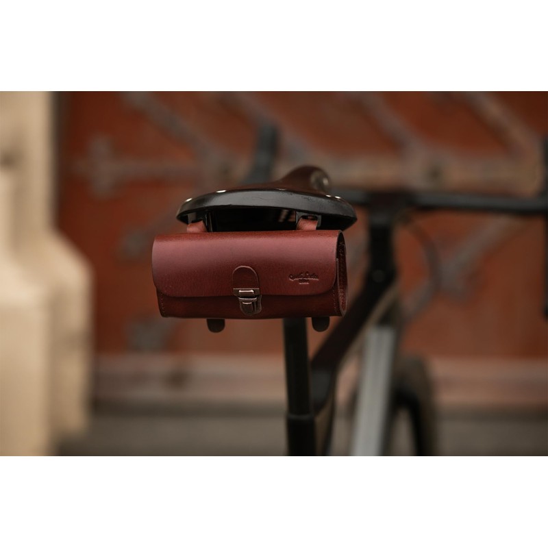Gusti Fabrice P. Saddle Bag Leather Handlebar Bag Bicycle Bag