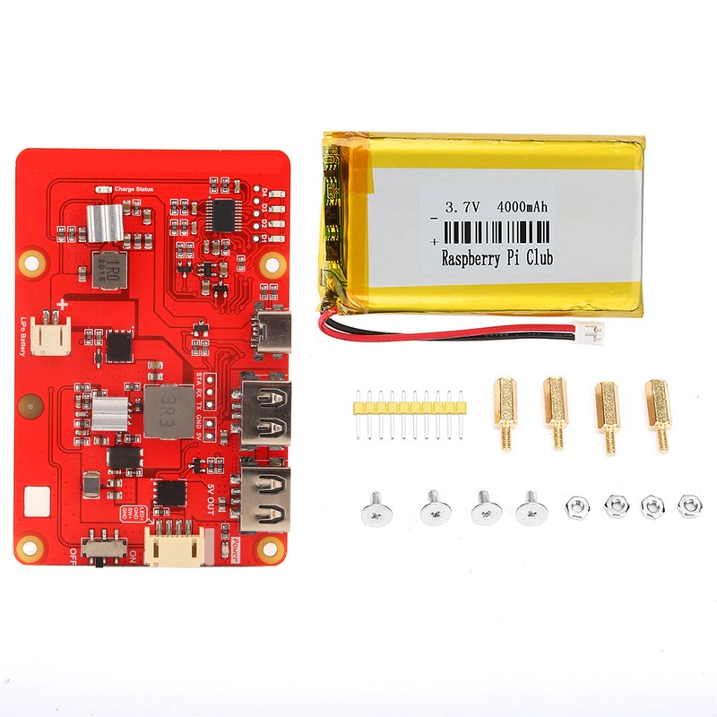 UPS Lithium Battery Expansion Board with 4000mAh Lithium Battery for