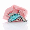 Fish Silicone Mold Food Safe Fondant, Chocolate, Candy, Resin, Polymer