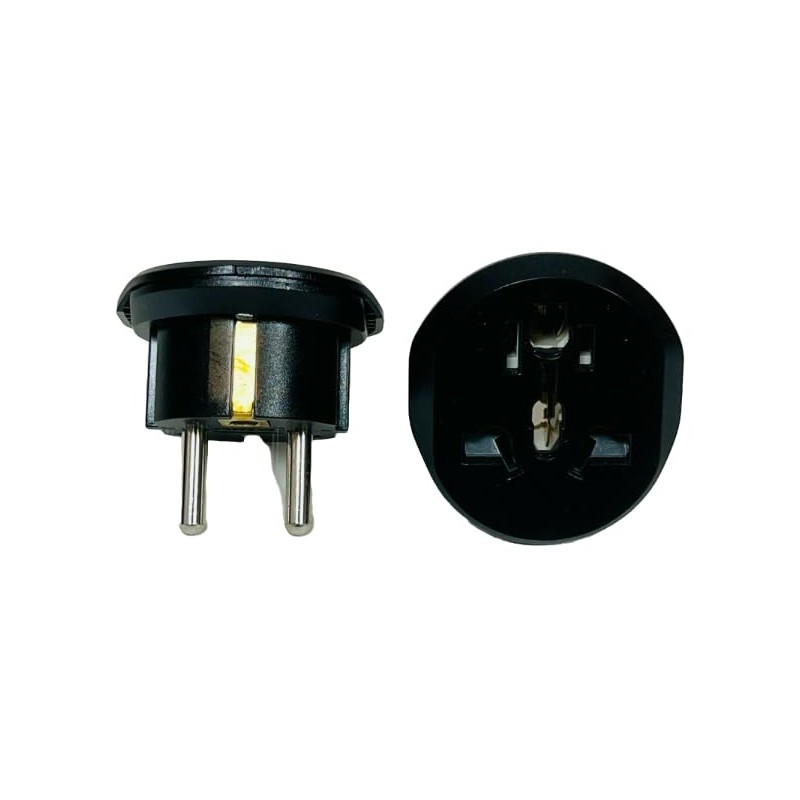 Universal Adapter - Type F Plug, 250V, 16A, 5mm 2-Pin