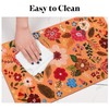 Dog Food Mats for Floors, Absorbent Dog Bowl Mat for