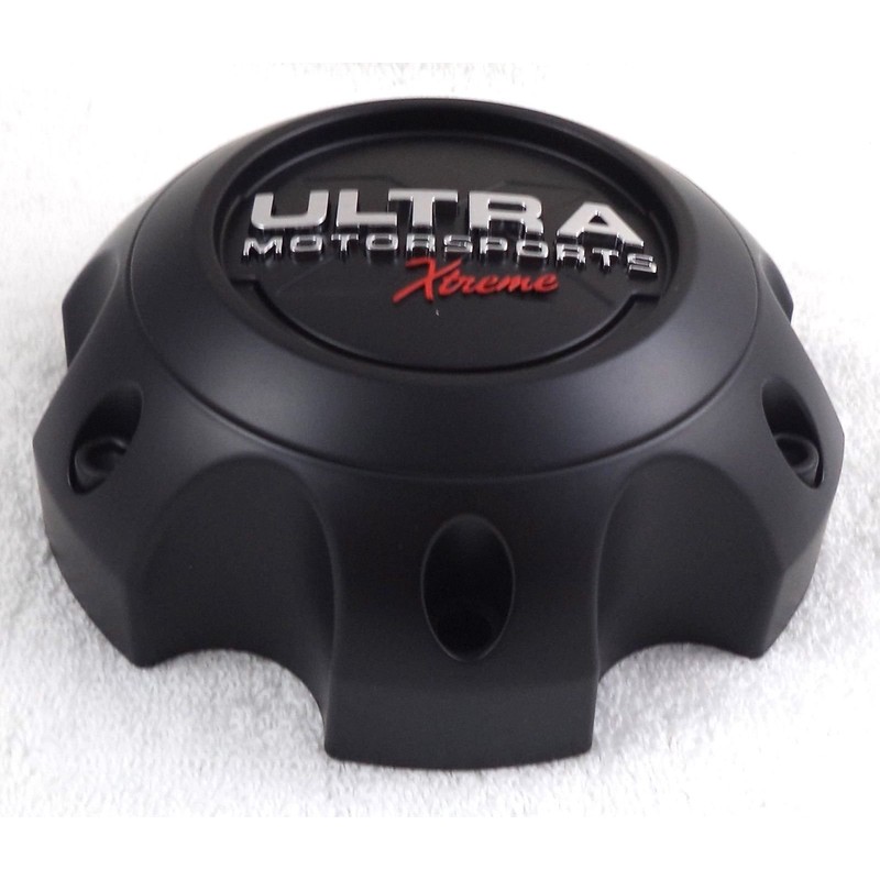 Ultra Motorsports Extreme 6 Lug Black Wheel Center Cap (Qty