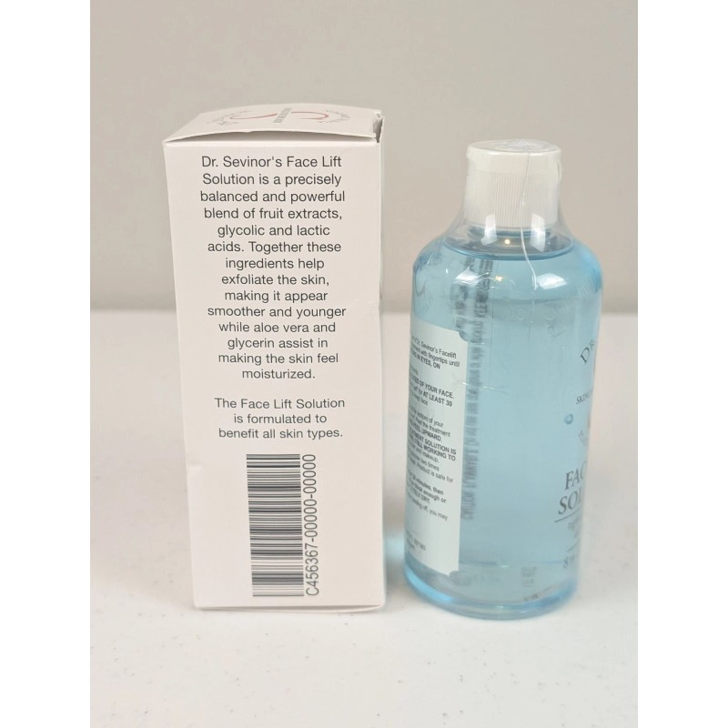 Dr. Sevinor Skincare Solutions Face Lift Solution 8oz Sealed New
