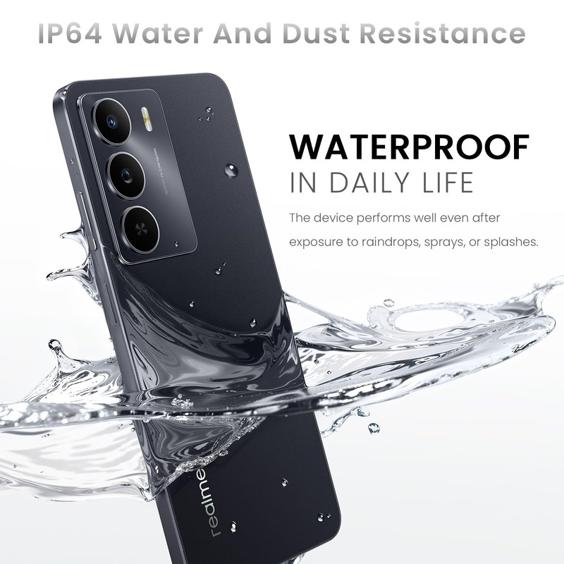 realme 14x 5G Smartphone 6+128GB Carbon Black