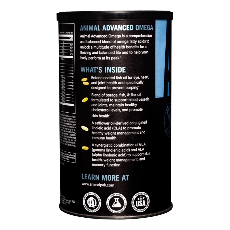 Universal Animal Omega 30 Packs Acidos Grasos Animal Omega