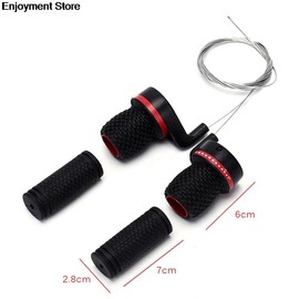 Tyenaza Bicycle Speed Shifter Mountain Bike Front Derailleur Handle Twist Handle Manual Transmission