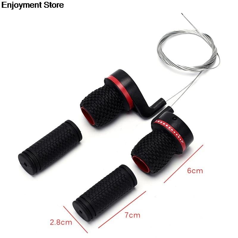 Tyenaza Bicycle Speed Shifter Mountain Bike Front Derailleur Handle Twist