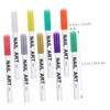 FOMIYES Nail Art Pen Set 12pcs 3d Manicure Paint Pens