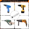 HARFINGTON 1/4" Power Nut Driver Drill Bit 7mm Metric Hex