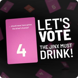 SLSK Games Who of you ...? - The fun drinking game - Drinking game with 100 cards - Drinking game - Card game - Party game for adults - from 18 years old - English Version
