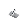 Amon 3424 Stainless Steel Cable Holder, Silver, Includes Cord Sticker