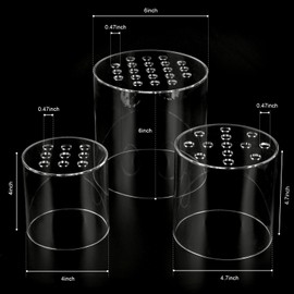 Weramics Acrylic Coral Feeder Cover Reef Feeding Breeding Protection Cover Avoid Corals Food Floating Around