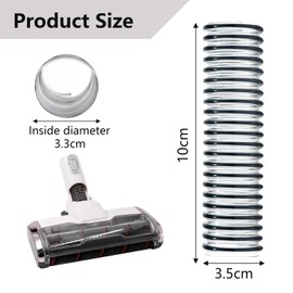 CLKE Lower Duct Hose for Shark HV300 HV322 HV320, Vacuum Parts Spares Vacuum Hose Accessories Compitable with Shark, for Daily Household Cleaning