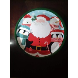 Unbranded Santa Large Christmas Plastic Plate
