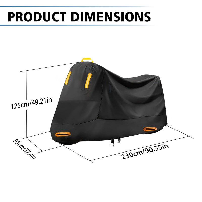 YIBEICO E-Bike Cover Waterproof Outdoor Storage for Ridstar Q20, Cover