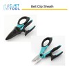 C.JET TOOL 7" Stainless Professional Electrician Scissors Multi-Grip Design Aluminium
