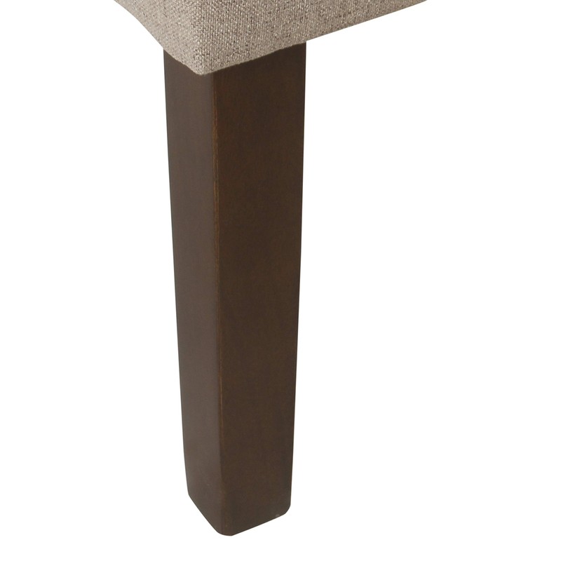 HomePop Swoop Arm Accent Chair, Tan