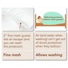 Floppy Ears Design Waterproof Breathable Duvet Comforter Cover Protector, Full/Queen