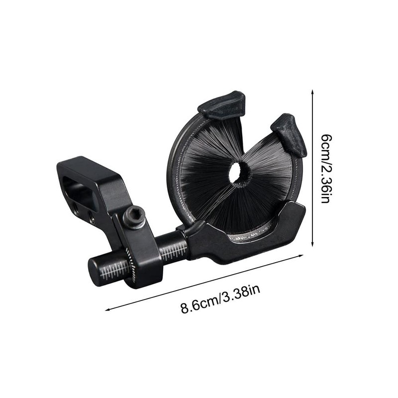 MiOYOOW Arrow Rest Compound Bow Rest Adjustable Archery Stand Brush