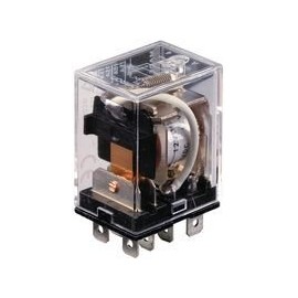 OMRON INDUSTRIAL AUTOMATION LY3-AC24 POWER RELAY, 3PDT, 24VAC, 10A, PLUG IN