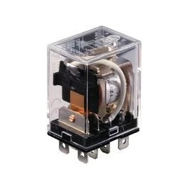 OMRON INDUSTRIAL AUTOMATION LY3-AC24 POWER RELAY, 3PDT, 24VAC, 10A, PLUG IN