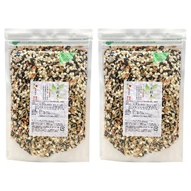 20 Mixed Grain Rice, 20 Millet Rice, 13.4 oz (380 g) x 2 Bags ★ Compact ★ 20 Kinds of Millet Rice Cultivated without Chemical Additives and Chemical Fertilizers Free. Ingredients: 1 pressed barley, 2