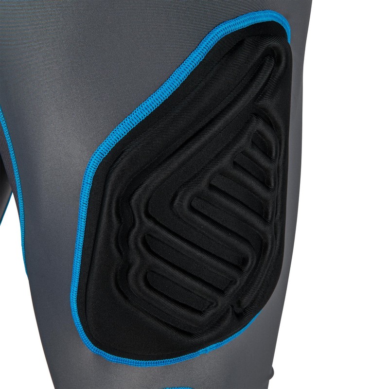 CHAMPRO Men's Bull Rush 5-Pad Integrated Football Girdle, Padded Compression
