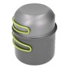 4pcs Camping Pot Kit Multi Layers Anti Scalding Design Camping