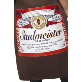 Smiffys mens Studmeister Beer Bottle Costume, Brown, One Size