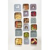 LÄSSIG Snack Box Set of 3 Stainless Steel Tiny Farmer
