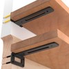 LEOPO 12 Inch 4 Pack Openwork T Shelf Brackets for