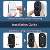 VEGATON Wireless Doorbell kits with IP55 Waterproof Level, 500ft Range,