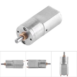 Domary DC 12V High Torque Electric Gear Reduction Motor 15~200RPM Outer Diameter 20MM Efficient Motor Function Ideal for Various Applications (12V 30RPM)