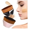 Brocha Kabuki Para Maquillaje Base Corrector Polvo