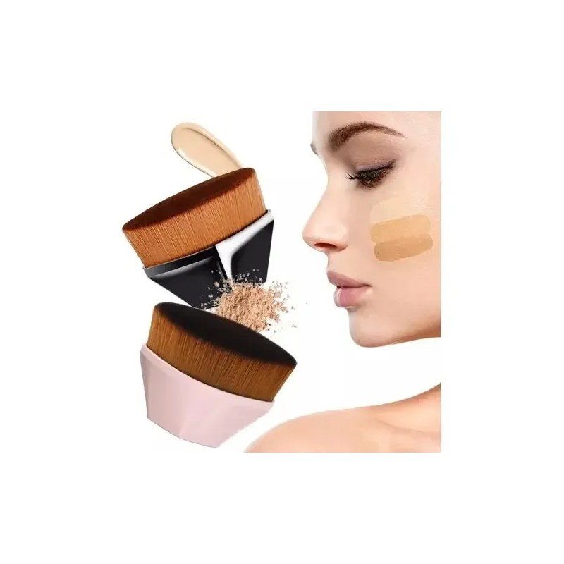 Brocha Kabuki Para Maquillaje Base Corrector Polvo