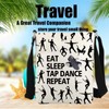 JYTAPP Tap Dancing Crossbody Bag Eat Sleep Tap Dance Repeat