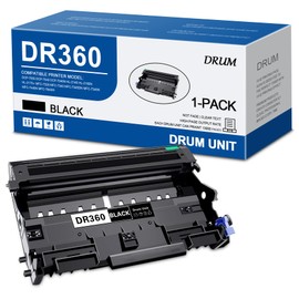 DR360 Drum Unit Replacement for Brother DR360 DR 360 DR-360 to use with DCP-7040 DCP-7030 MFC-7840W MFC-7340 MFC-7440N HL-2140 HL-2170W HL-2150N (1 Drum Unit)