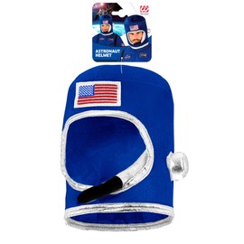 W WIDMANN MILANO Party Fashion - Adult Astronaut Helmet Blue Fabric Hat Nasa Space Spaceman Space Pilot