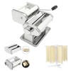 MZTOGR Pasta Maker Machine with 9 Adjustable Thickness Settings, 2