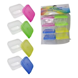 PK Contenedor Recipiente Snapware Plástico Toper Set 8 Pzas