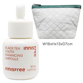 Innisfree Black Tea Youth Enhancing Ampoule 30mL + Pouch Bag / 이니스프리 블랙티 유스 인핸싱 앰플 30mL+파우치가방
