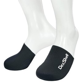 DexShell Neoprene Running Toe Warmers for Men & Women – Windproof, Waterproof Toe Covers for Cold Weather, Winter Running on Road & Trail, Unisex S/M, Black
