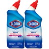 Clorox Toilet Bowl Cleaner Bleach, Rain Clean, 24 Fluid Ounces,