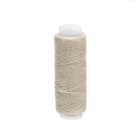 Wig Making Polycotton Thread Hair Weaving Accessories Tools Sewing Thread Kit Thick Threads Needles with 3 Curved Needles (Beige)