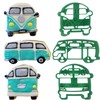 VINTAGE VAN COOKIE CUTTERS Small Bus Vehicle Rear Back Automobile
