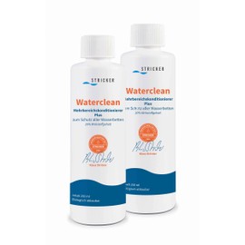 2 Waterclean Multi-Range Water Bed Conditioner Plus 250 ml Each