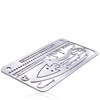 Buspoll Survival Cards: (18- in -1) EDC wallet multifunctional survival