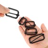 sourcing map Slide Buckle, 10Pcs 2" - Metal Tri-Glides Slide